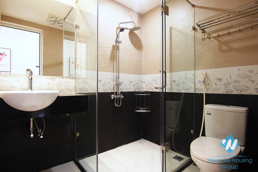 Spacious 2+ bedrooms apartment with lake view for rent in Tay Ho, Hanoi